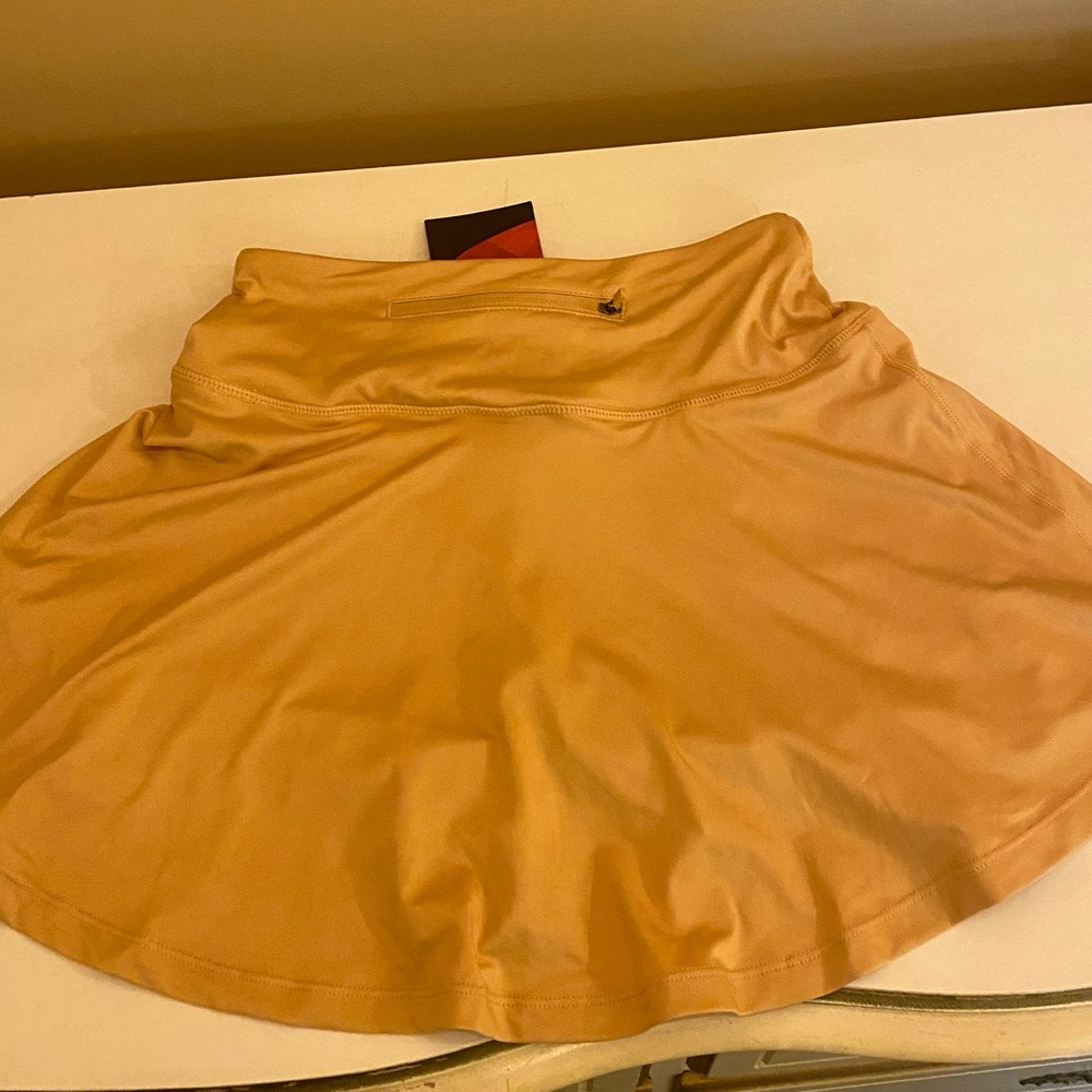 Tenniscore Women's Tan skorts - Picture 2 of 7